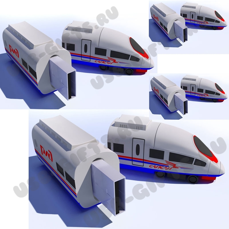 Флешки «Поезд» железнодорожные usb флэш накопители с логотипом