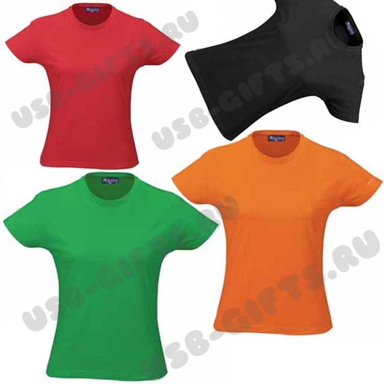 Женские футболки с логотипом зеленая футболка оранжевая оптом 