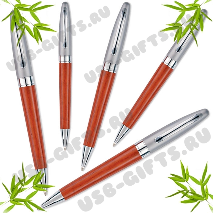 Деревянные ручки автоматические с логотипом эко авторучки оптом