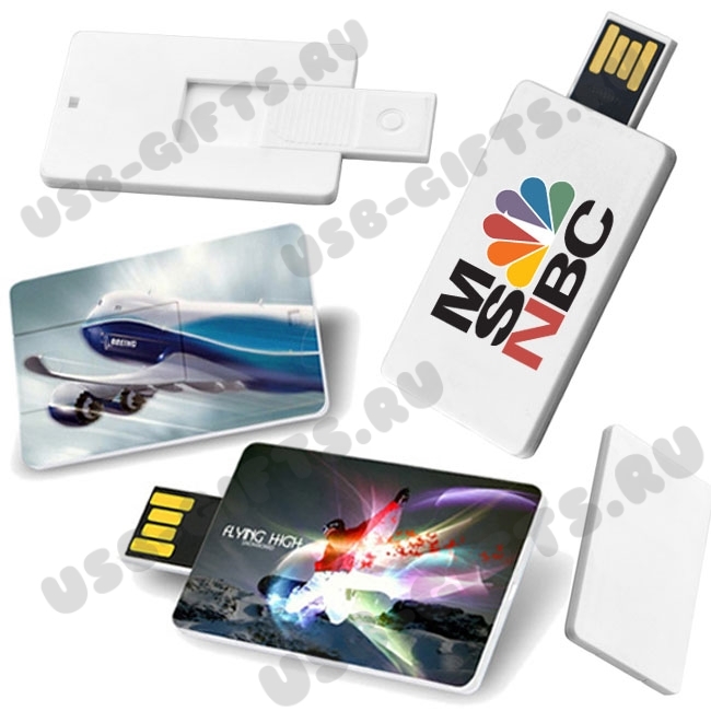 Мини флешка кредитка с логотипом с откидным чипом usb флеш визитные карты оптом