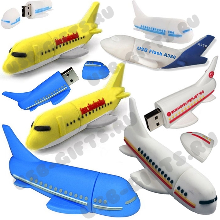 Флешки под логотип «Самолет» usb flash карты на 23 февраля