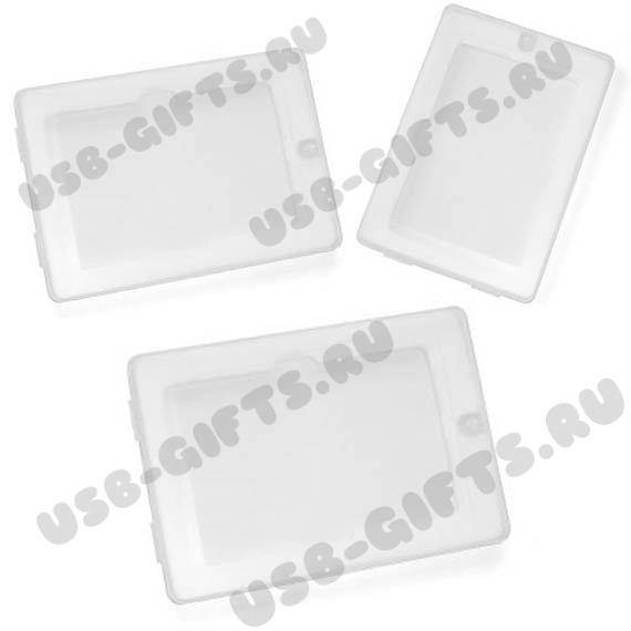 Пластиковые белые коробки под нанесение логотипа