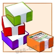 Кубики для бумаги с логотипом оптом