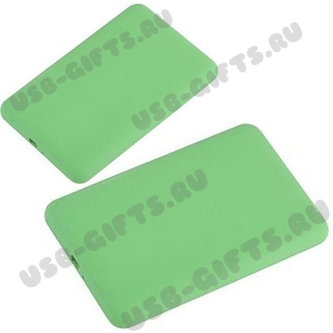 Зеленые внешние жесткие диски под нанесение логотипа цены оптом