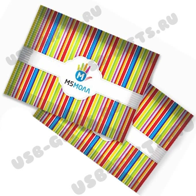 Влажные салфетки с логотипом 1 шт. в упаковке продажа оптом