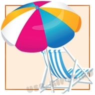 Уличные зонты с логотипом оптом купить со склада
