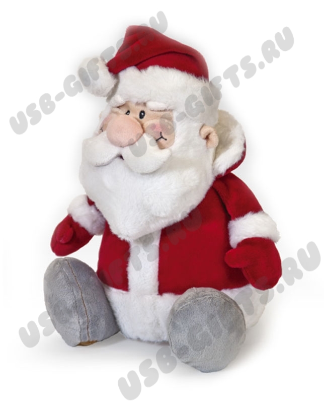 Мягкая игрушка «Дед Мороз» под логотип оптом