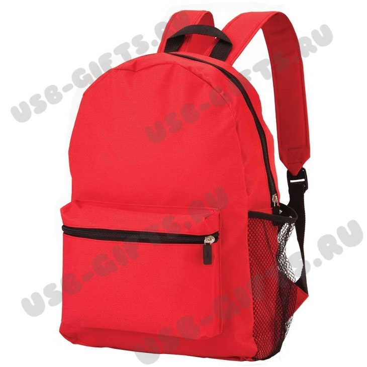 Красный рюкзаки под нанесение логотипа оптом