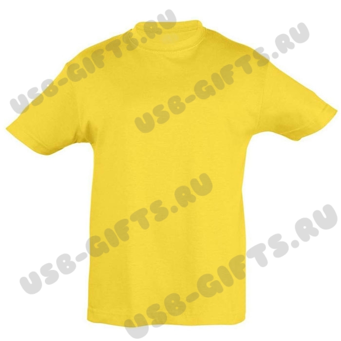 Детские футболки под нанесение логотипа оптом цены где купить желтые дешевые промо-футболки с логотипом желтая детская футболка
