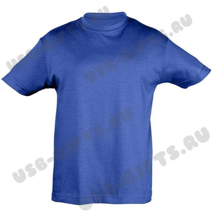 Синие детские футболки под логотип оптом цена где купить дешево синяя детская футболка с логотипом продажа со склада