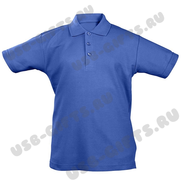 Детские рубашки поло под нанесение логотипа оптом, синие цены синяя детская рубашка поло с логотипом опт 