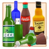 Флешки напитки с нанесением логотипа оптом