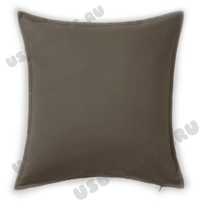 Подушки коричневые с логотипом цена оптом
