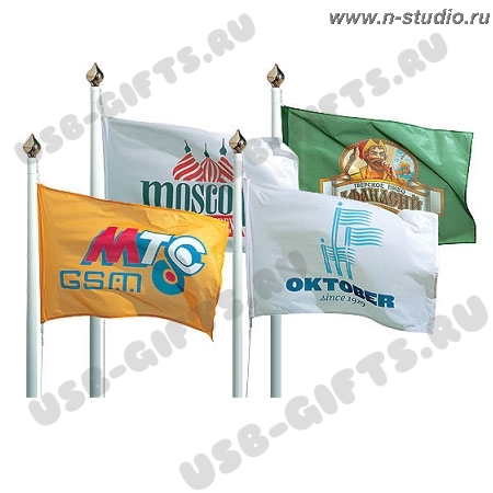 Вертикальные флаги (рекламные)