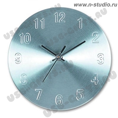 Металлические настенные часы полд логотип