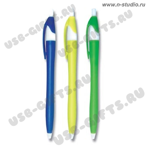 Пластиковые автоматические ручки с логотипом
