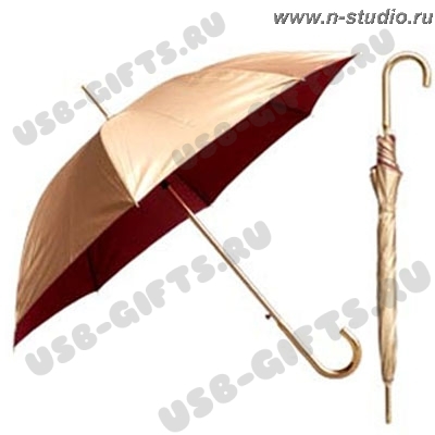Зонт-трость золото с логотипом оптом зонты трости под нанесение логотипа