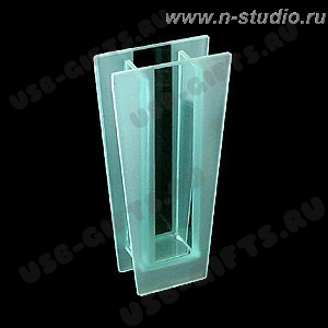 Корпоративные стеклянные вазы под нанесение логотипа