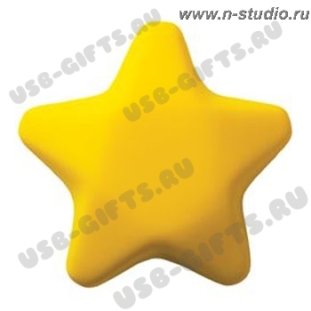 Антистрессболл «Звезда» под нанесение логотипа оптом