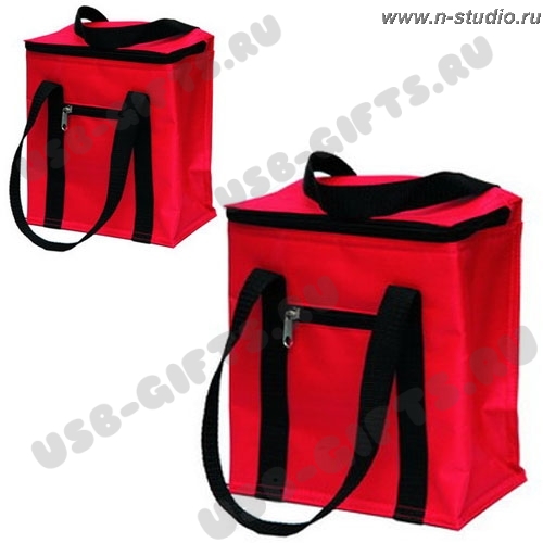 Красная сумка холодильник промо корпоративные сумки оптом