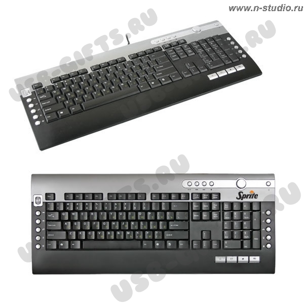 Проводные клавиатуры слим мультимедийная под логотип компании клавиатуры