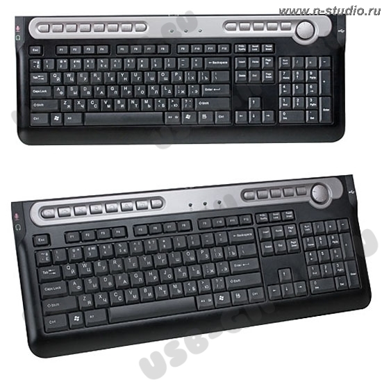 Корпоративная клавиатура слим, эксклюзивный дизайн проводная под логотип