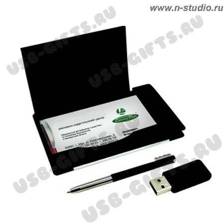Набор usb опт: флэшка 1Gb USB Flash 1Gb ручка визитница с логотипом