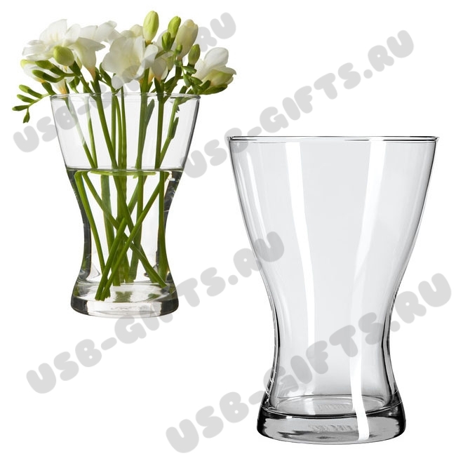 Ваза стекло под логотип стеклянные вазы продажа оптом