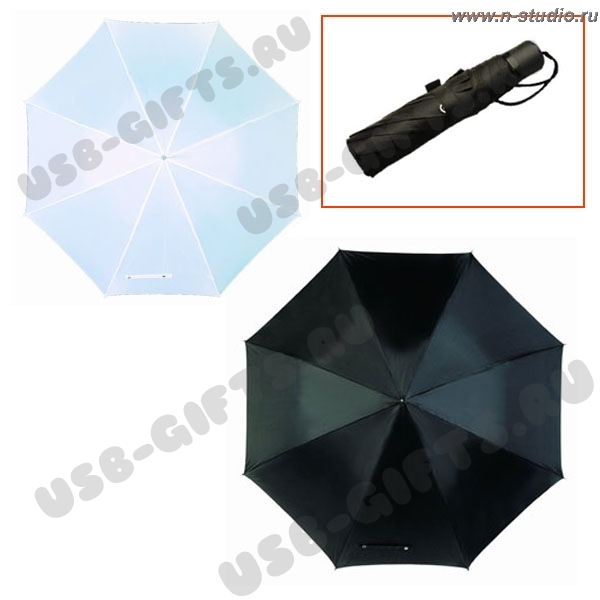 Рекламный зонт складной полуавтомат