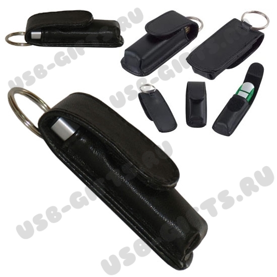 Кожаный чехол для флэшек футляр для USB Flash Drive