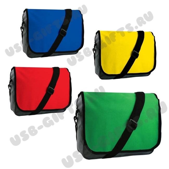 Зеленые сумки конференц под символику сумки-портфели оптом