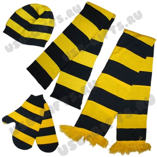 Вязаный набор шапка варежки шарф с логотипом продажа оптом по выгодной цене