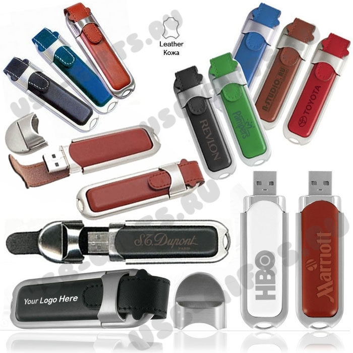 Флешки кожаные USB Flash Drive leather usb кожа флэш накопители