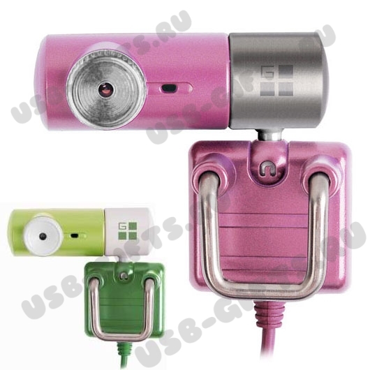 Веб камеры USB под нанесение логотипа, розовый
