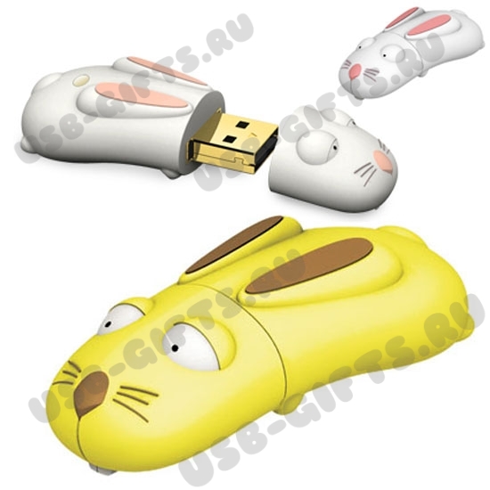 USB флешка «Кролик» символ года usb диск накопители под нанесение