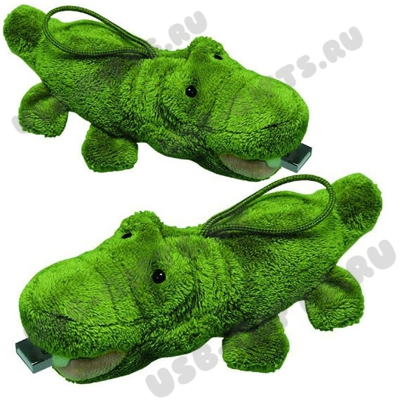 Usb флешки «Крокодил» мягкие игрушки под нанесение логотипа