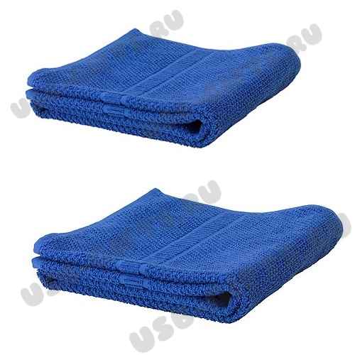 Синие полотенца махровые 500 гр. 140 x 70 см