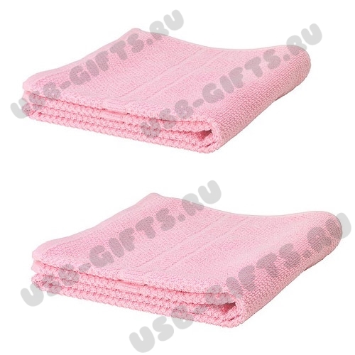 Розовые полотенца махровые 500 гр. 140 x 70 см