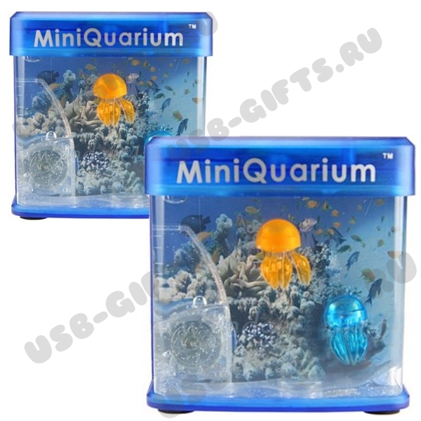 Рекламные аквариумы mini с плавающими элементами