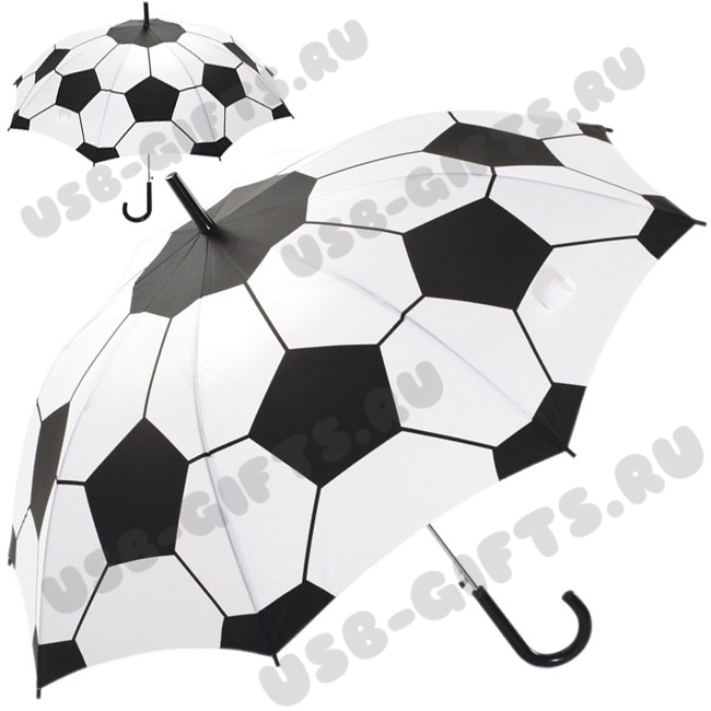 Футбольные зонты с нанесением логотипа, рекламные 