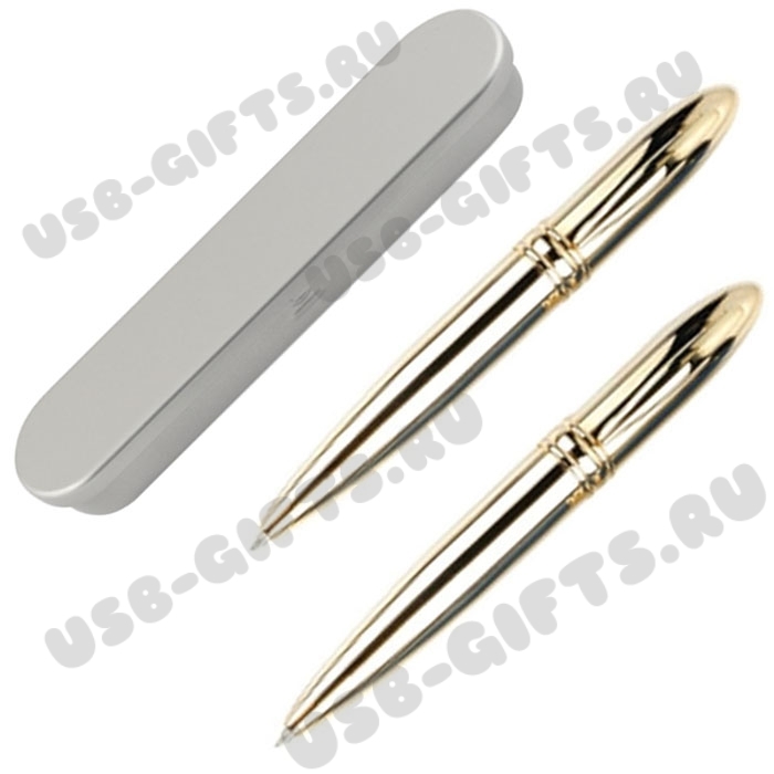 Металлические usb флешки ручки золото с нанесением логотипа оптом