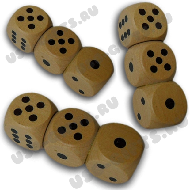 Деревянные флешки «Кубики» флэшки в форме игральных кубиков оптом