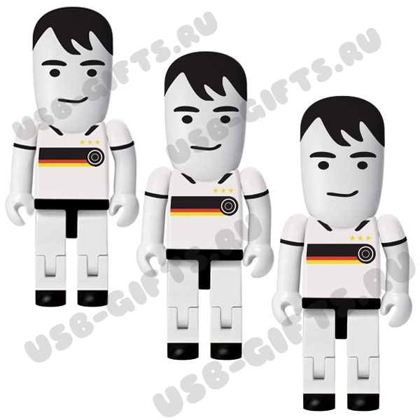 Рекламные флэшки спорт «Футболисты сборной Германии» флэш диски человечки