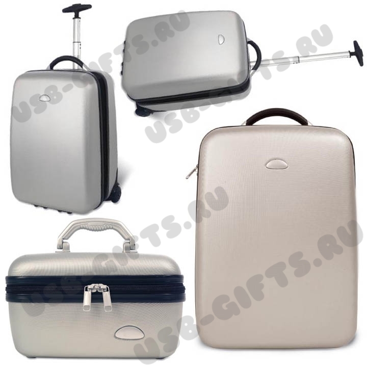 Набор дорожный: чемодан большой, чемодан малый, сумка 3 в 1 под нанесение логотипа оптом