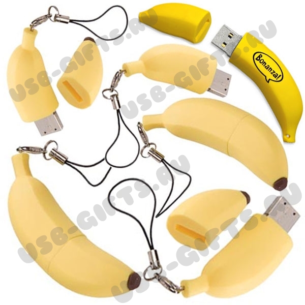 Флэшки «Бананы» usb flash drive banana usb флеш накопители еда