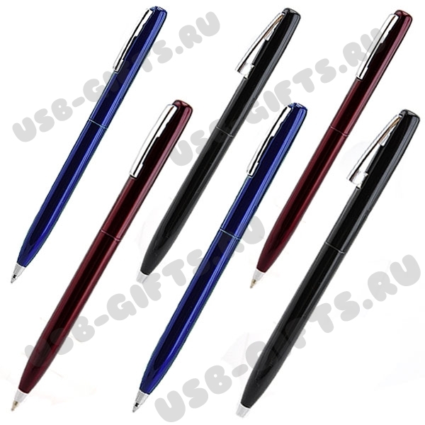 Синие ручки металл ручки красные под логотип
