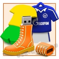 Флешки одежда и обувь под нанесение логотипа оптом