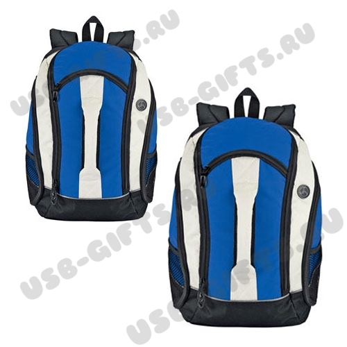 Синие рюкзаки корпоративные под символику компании