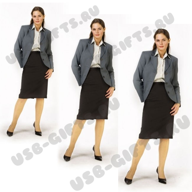 Женская одежда для администратора, жакет, юбка и блуза оптом