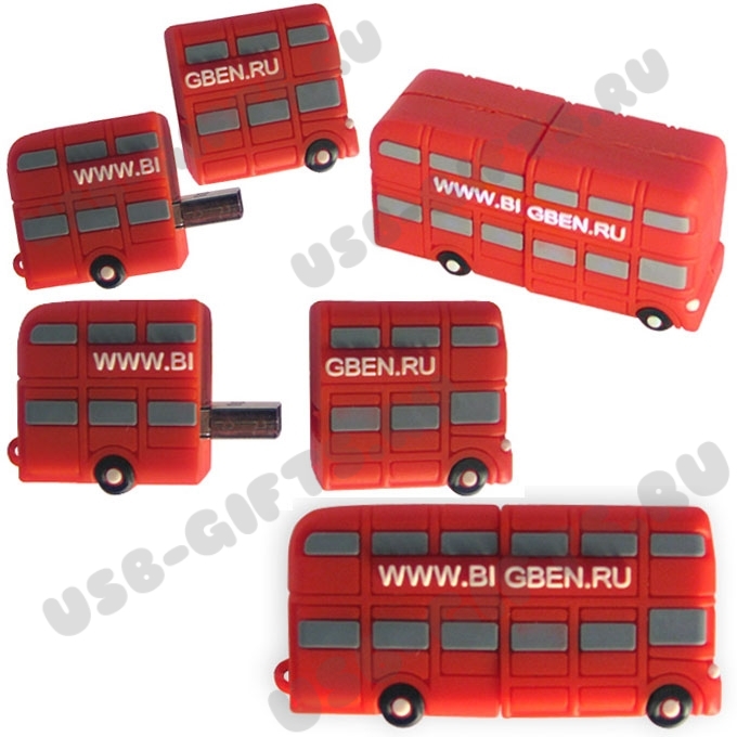 Флешки «Автобус» авто usb флэш карты под нанесение логотипа продажа оптом